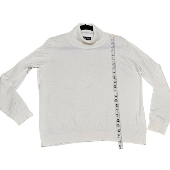 French Mason Turtleneck Sweater, White, Size 5 - Picture 6 of 8